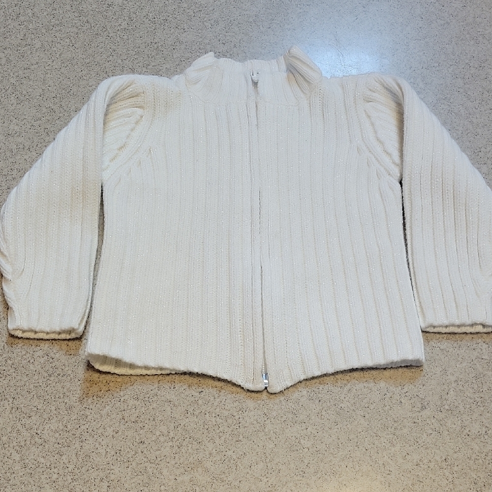 Old Navy Toddler White Knit Sweater Size 2T